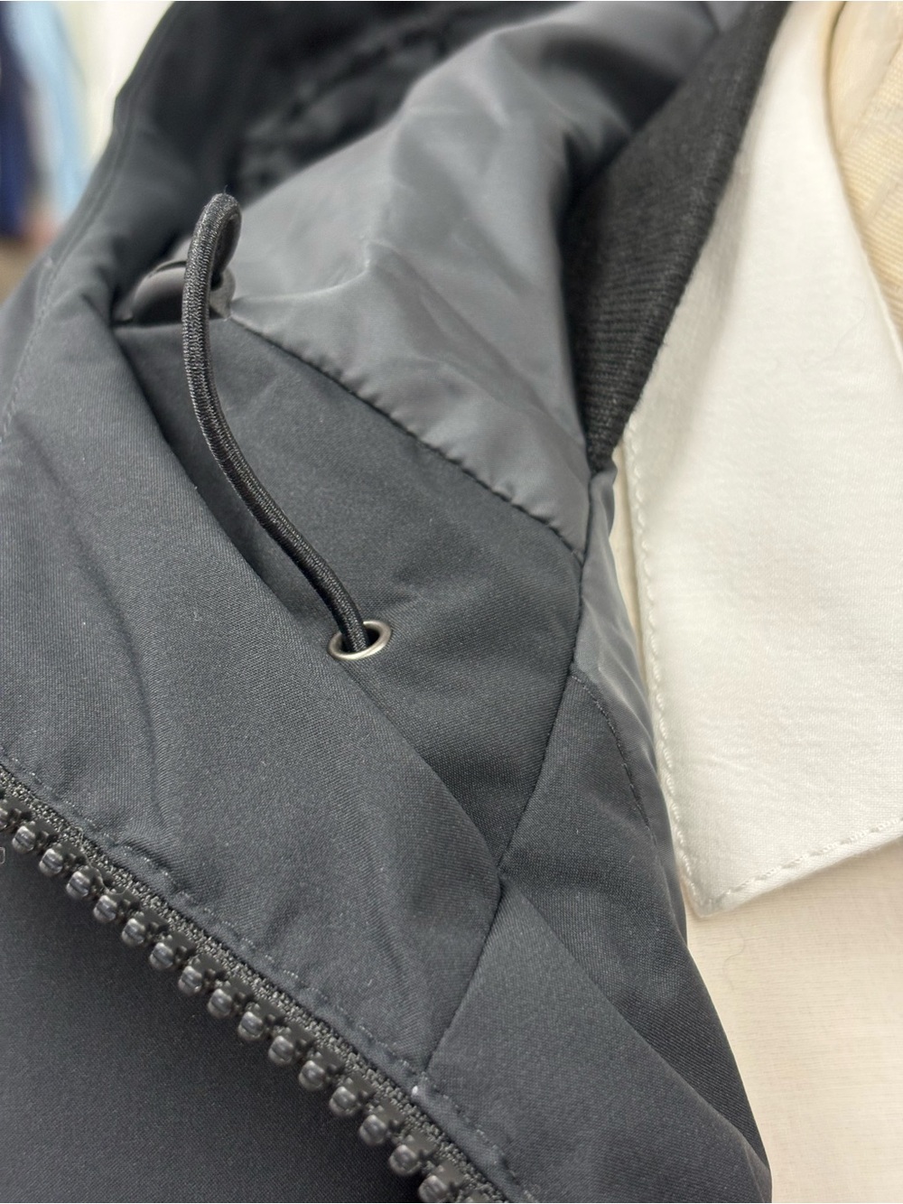 Eddie Bauer Long Hooded Black Puffer Coat - Picture 6 of 9